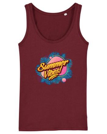 Summer Vibes Burgundy