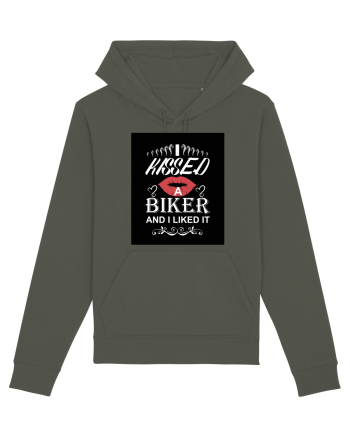 I kissed a biker white Khaki
