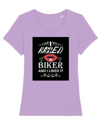 I kissed a biker white Lavender Dawn