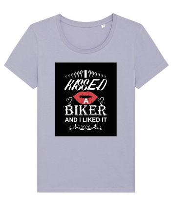 I kissed a biker white Lavender