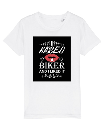 I kissed a biker white White