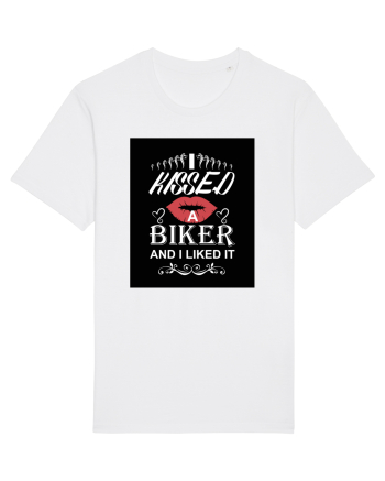 I kissed a biker white White