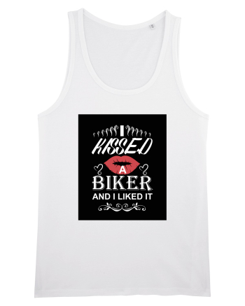 I kissed a biker white White