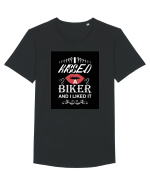 I kissed a biker white Tricou mânecă scurtă guler larg Bărbat Skater