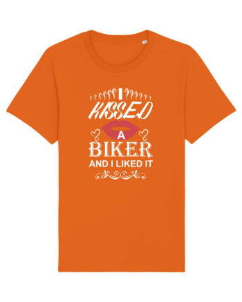 I kissed a biker Bright Orange