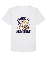 Bring it Sunshine Vara Tricou mânecă scurtă guler larg Bărbat Skater