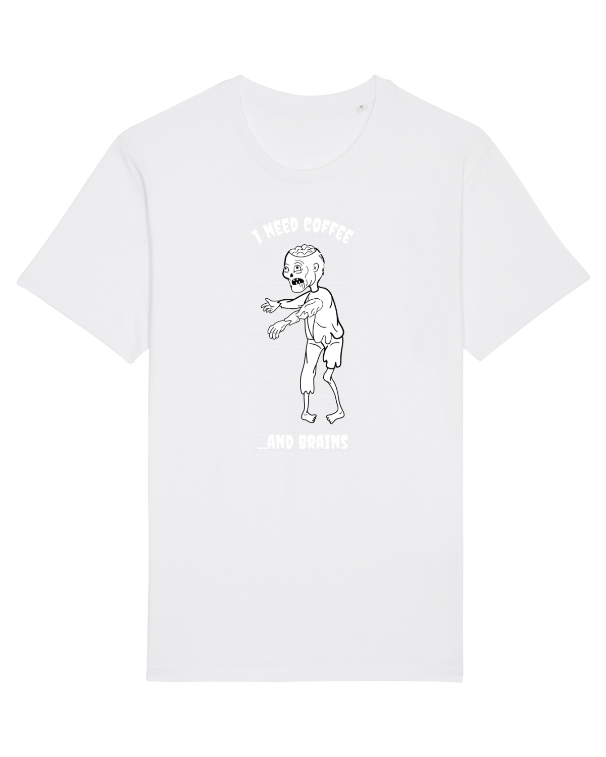 Tricou mânecă scurtă Unisex Rocker White