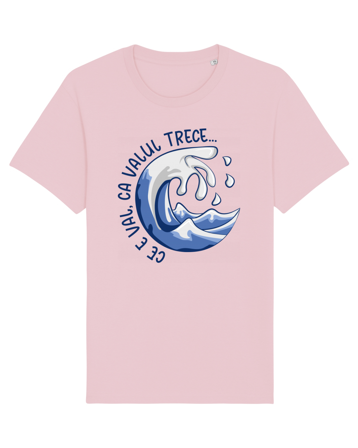 Tricou mânecă scurtă Unisex Rocker Cotton Pink