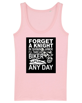 Biker in dirty leathers Cotton Pink
