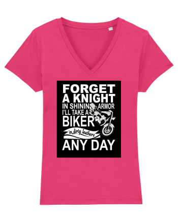 Biker in dirty leathers Raspberry