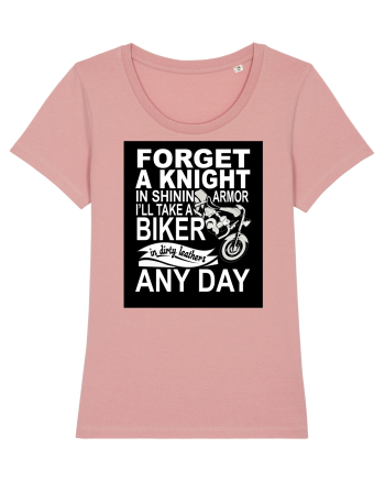 Biker in dirty leathers Canyon Pink