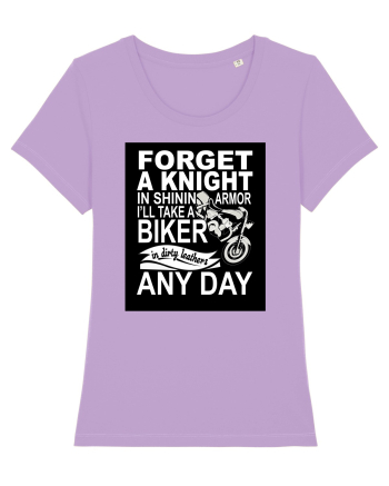 Biker in dirty leathers Lavender Dawn