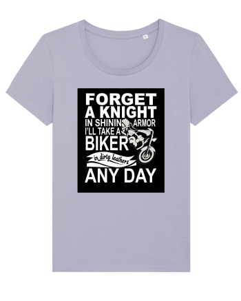 Biker in dirty leathers Lavender