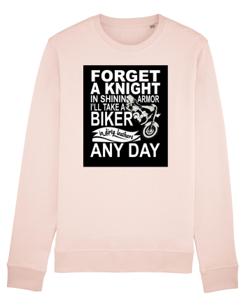 Biker in dirty leathers Candy Pink