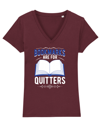 Bookmarks are for quitters Burgundy