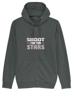 Shoot for the stars Hanorac cu fermoar Unisex Connector