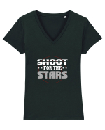 Shoot for the stars Tricou mânecă scurtă guler V Damă Evoker
