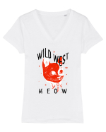 Wild West Meov Tricou mânecă scurtă guler V Damă Evoker