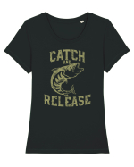 Catch and Release Tricou mânecă scurtă guler larg fitted Damă Expresser