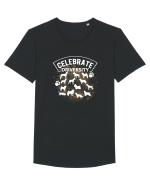 Celebrate Diversity Tricou mânecă scurtă guler larg Bărbat Skater