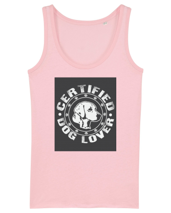 Certified Dog Lover Cotton Pink