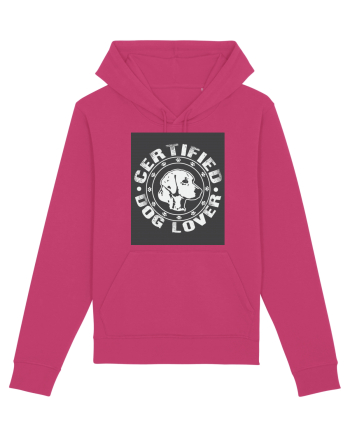 Certified Dog Lover Raspberry
