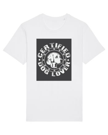 Certified Dog Lover White