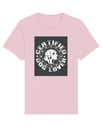 Certified Dog Lover Cotton Pink