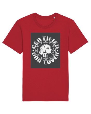 Certified Dog Lover Red