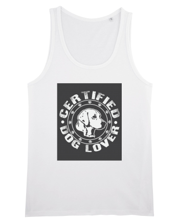 Certified Dog Lover White
