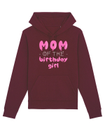 Mom of the birthday girl Pink Hanorac Unisex Drummer