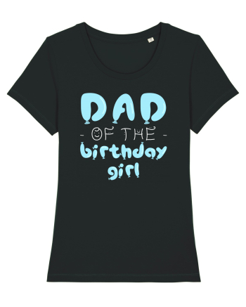 Mom of the birthday girl Blue Black