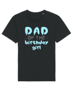 Mom of the birthday girl Blue Tricou mânecă scurtă Unisex Rocker