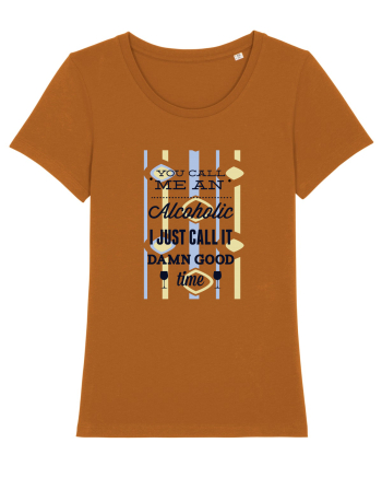 Alcoholic Funny Roasted Orange