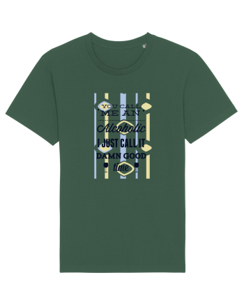 Alcoholic Funny Bottle Green