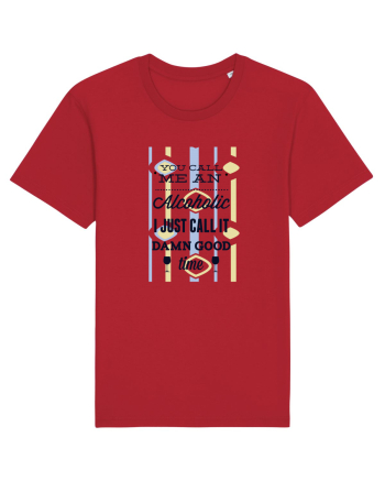 Alcoholic Funny Red