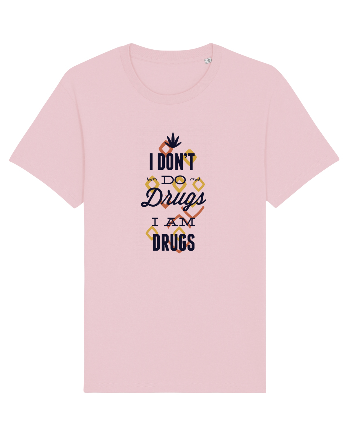 Tricou mânecă scurtă Unisex Rocker Cotton Pink