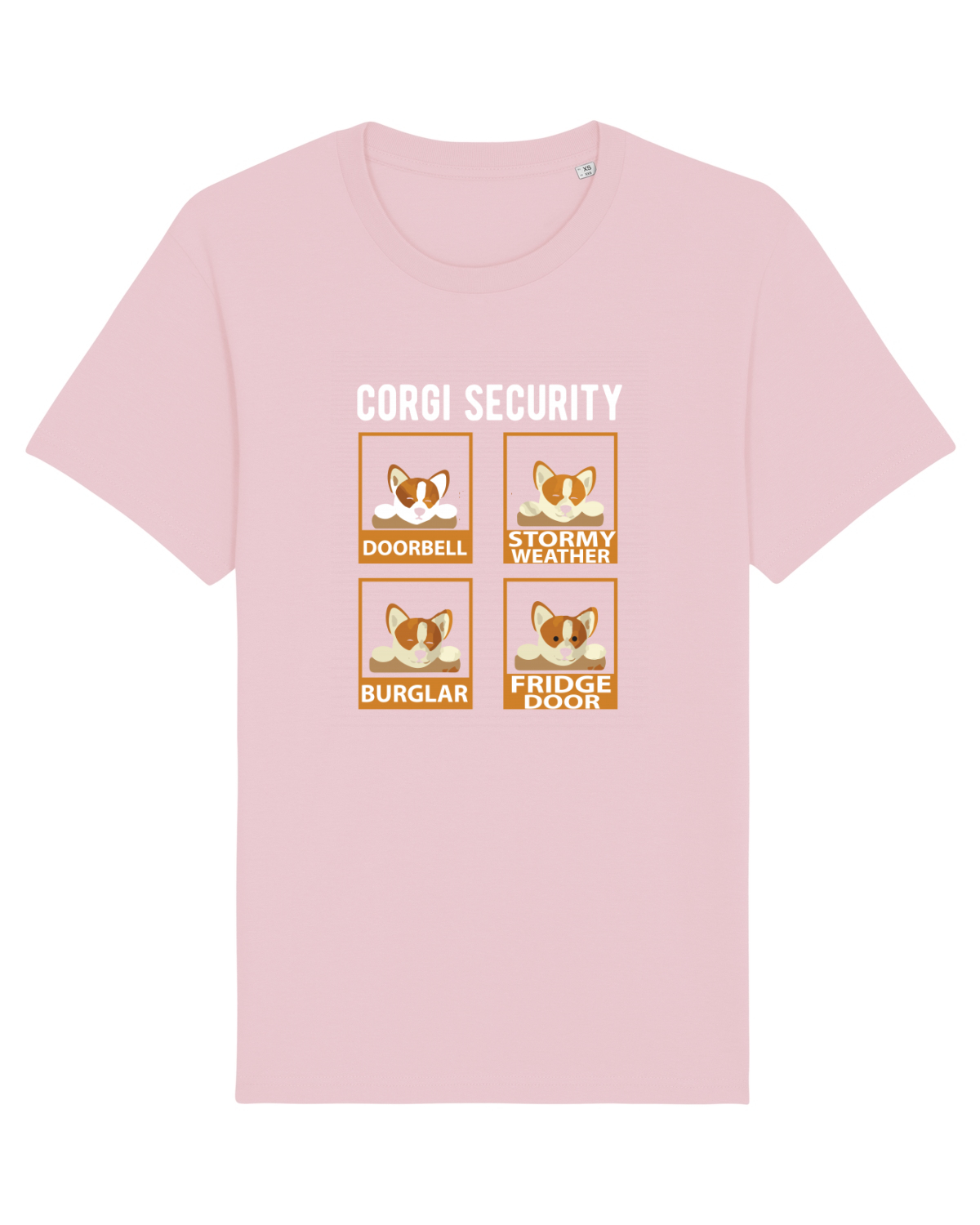 Tricou mânecă scurtă Unisex Rocker Cotton Pink