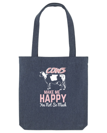 Cows make me happy Midnight Blue