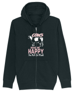 Cows make me happy Hanorac cu fermoar Unisex Connector