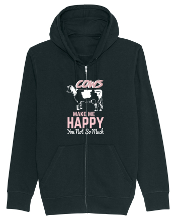 Cows make me happy Black