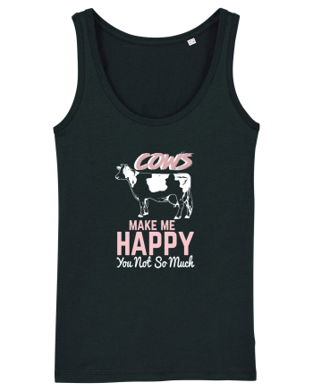 Cows make me happy Black