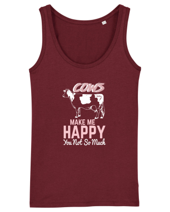 Cows make me happy Burgundy