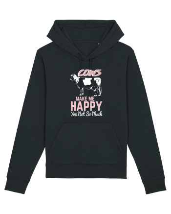 Cows make me happy Black