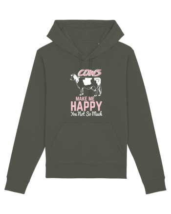 Cows make me happy Khaki