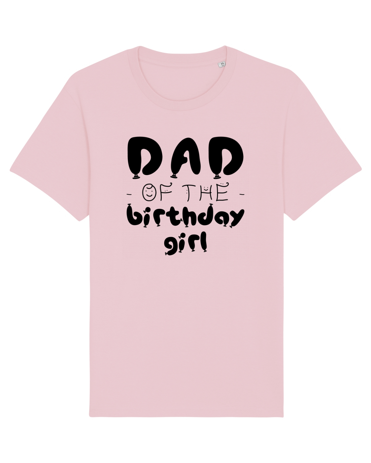 Tricou mânecă scurtă Unisex Rocker Cotton Pink