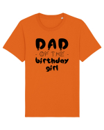 Dad of the birthday girl Tricou mânecă scurtă Unisex Rocker