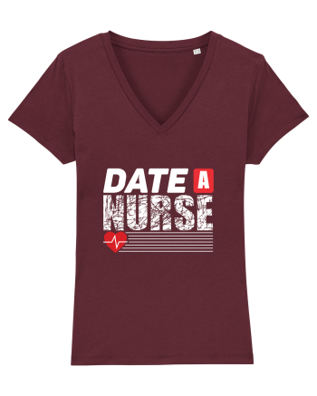 Date a Nurse Burgundy