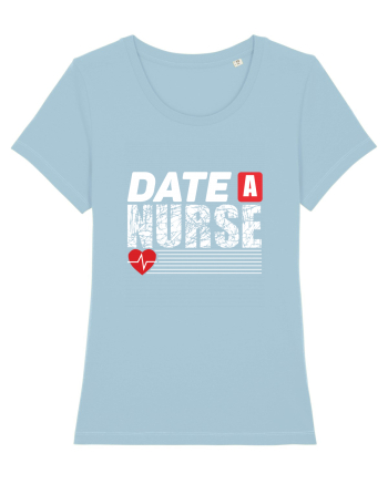 Date a Nurse Sky Blue