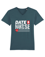 Date a Nurse Tricou mânecă scurtă guler V Bărbat Presenter